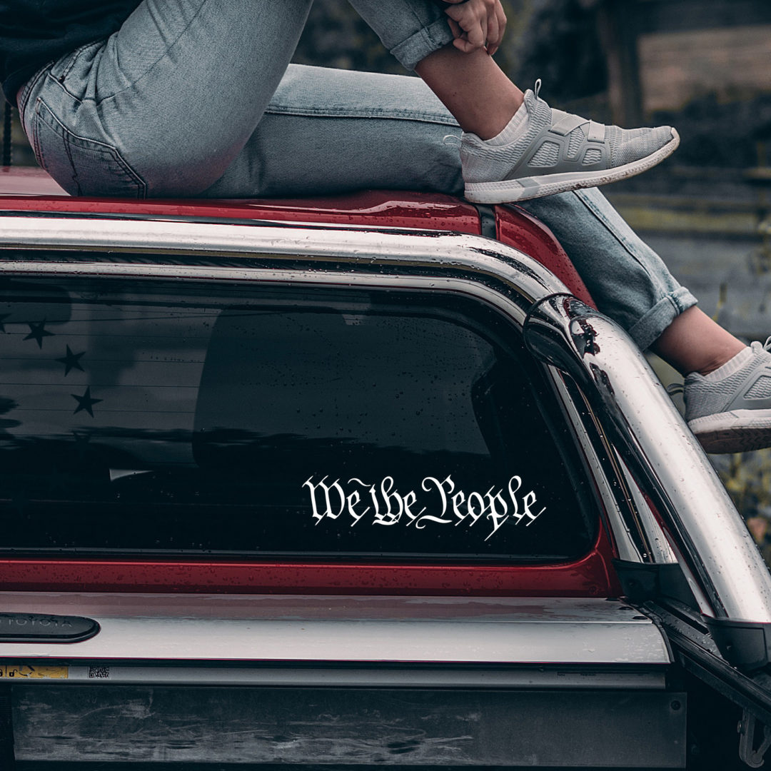 Awesome We The People Decal (Vinyl) - American Czar